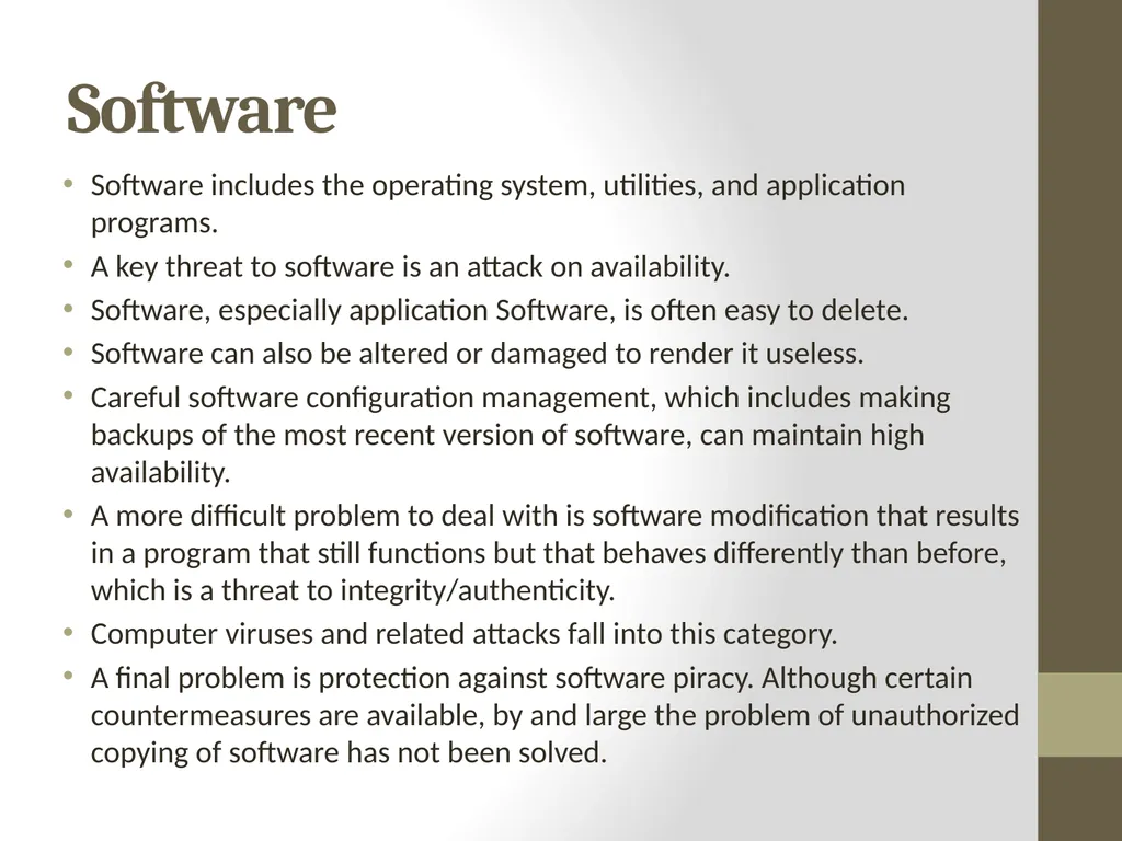 Threats, Attacks And Assets… By: Rachael L. - slide 10 of 21