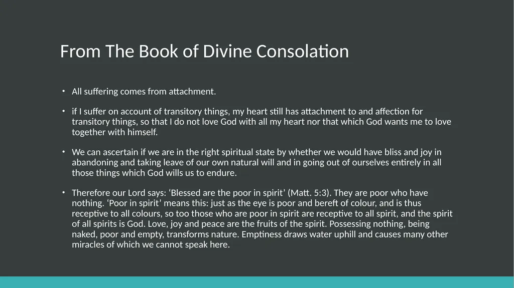 Pure Release meister Eckhart’s Way to Unity with - slide 11 of 16