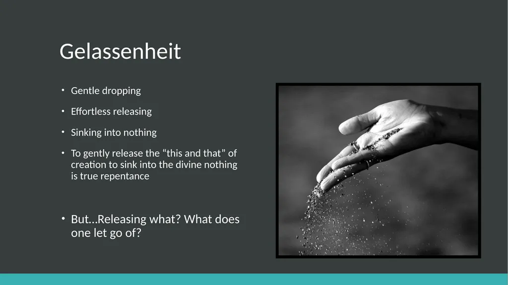 Pure Release meister Eckhart’s Way to Unity with - slide 6 of 16