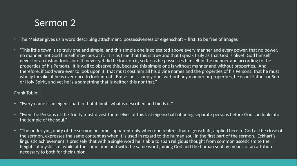 Pure Release meister Eckhart’s Way to Unity with - slide 8 of 16