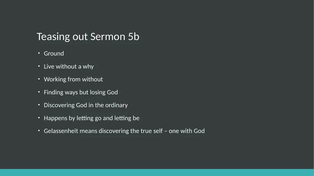 Pure Release meister Eckhart’s Way to Unity with - slide 16 of 16