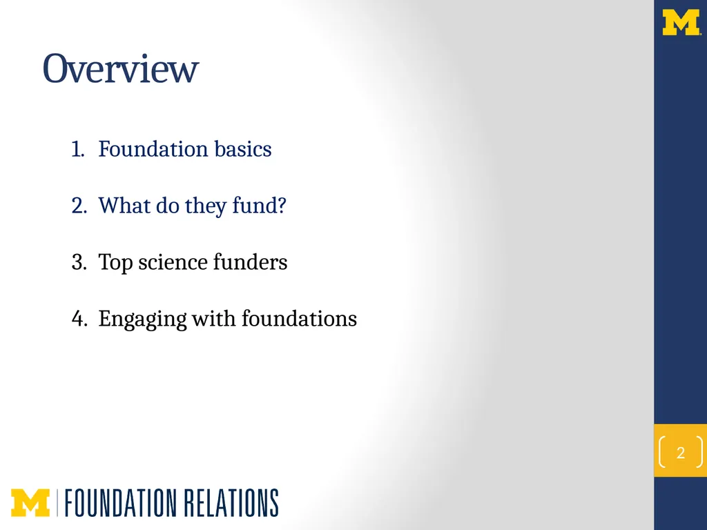 NextProf Science 2016 Foundation Funding to - slide 2 of 18