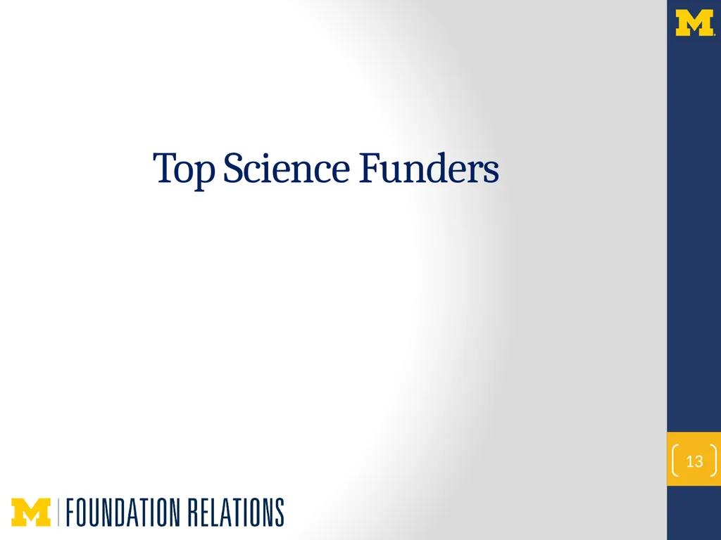 NextProf Science 2016 Foundation Funding to - slide 13 of 18