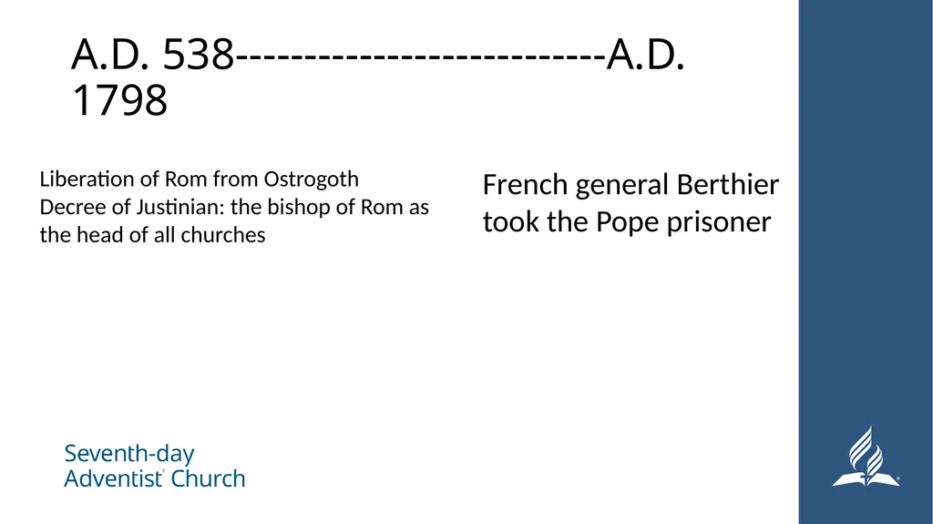 Interpretation of Apocalyptical Prophesy Daniel 12 - slide 7 of 30
