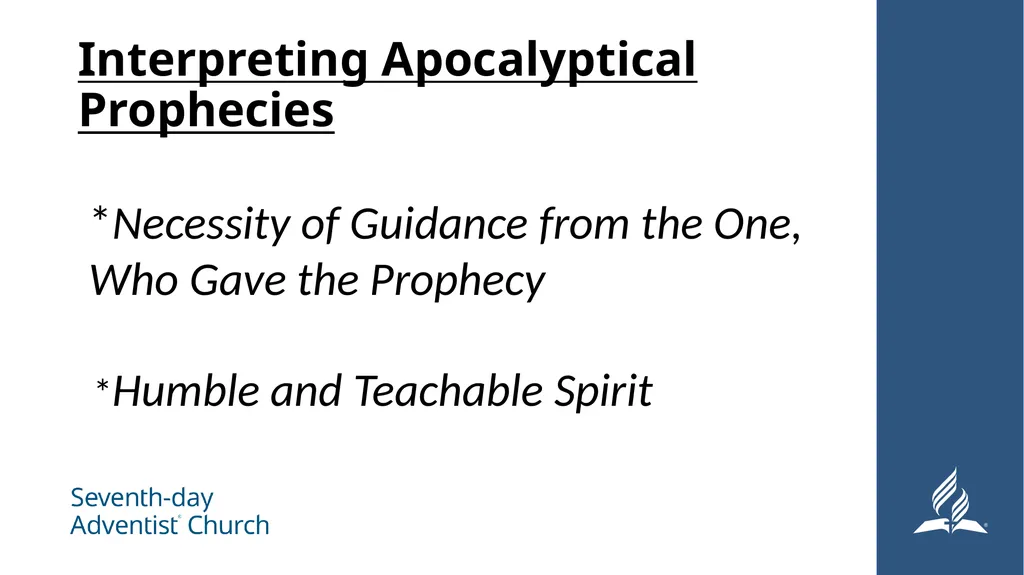 Interpretation of Apocalyptical Prophesy Daniel 12 - slide 16 of 30