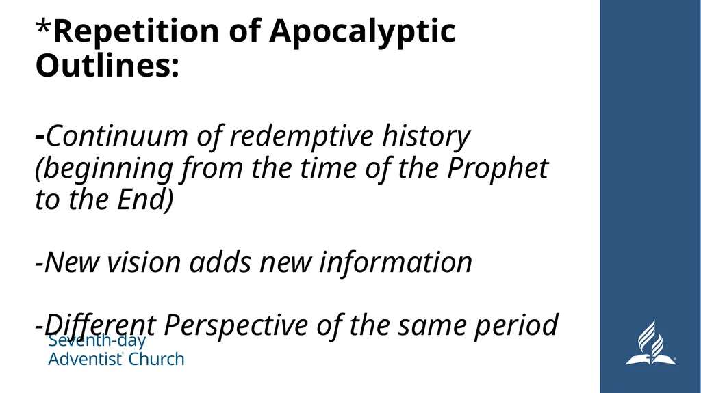 Interpretation of Apocalyptical Prophesy Daniel 12 - slide 20 of 30