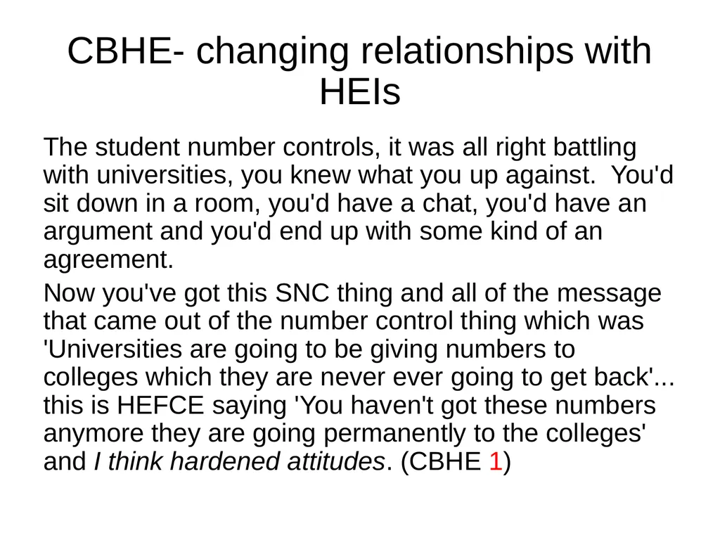 Evaluating the impact of student number controls, - slide 34 of 50