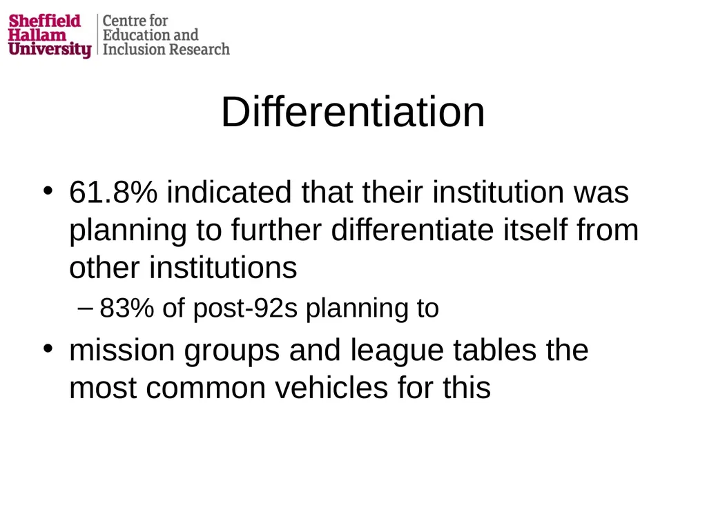 Evaluating the impact of student number controls, - slide 7 of 50