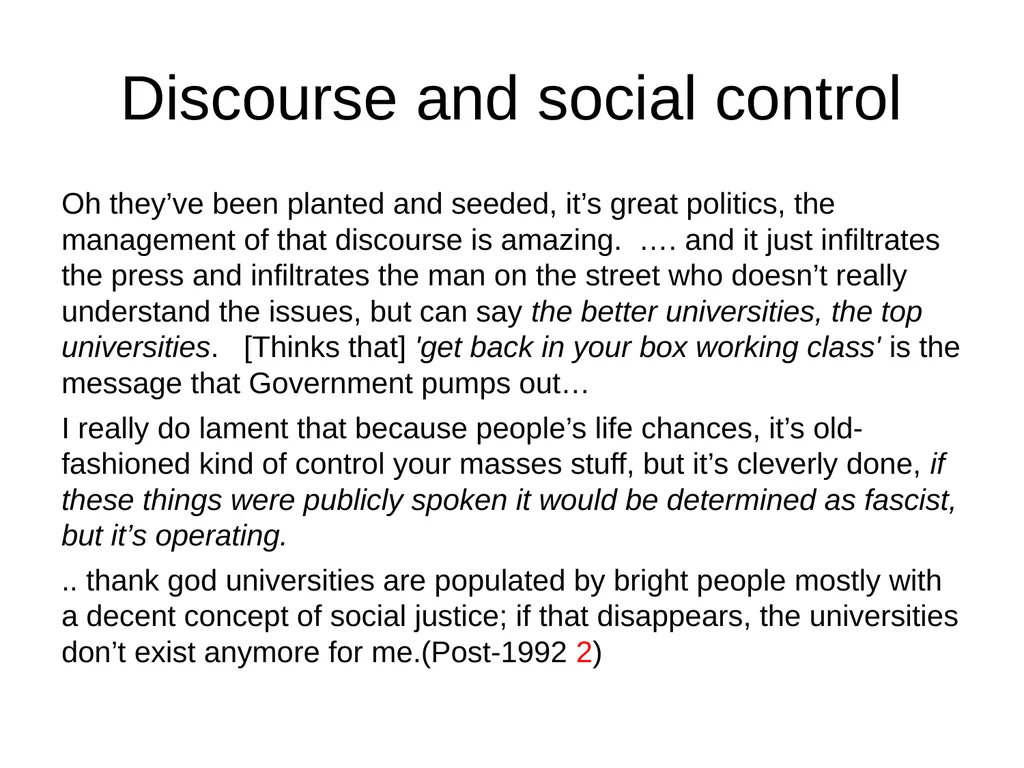 Evaluating the impact of student number controls, - slide 47 of 50