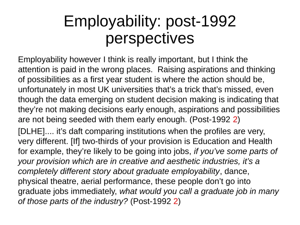 Evaluating the impact of student number controls, - slide 43 of 50