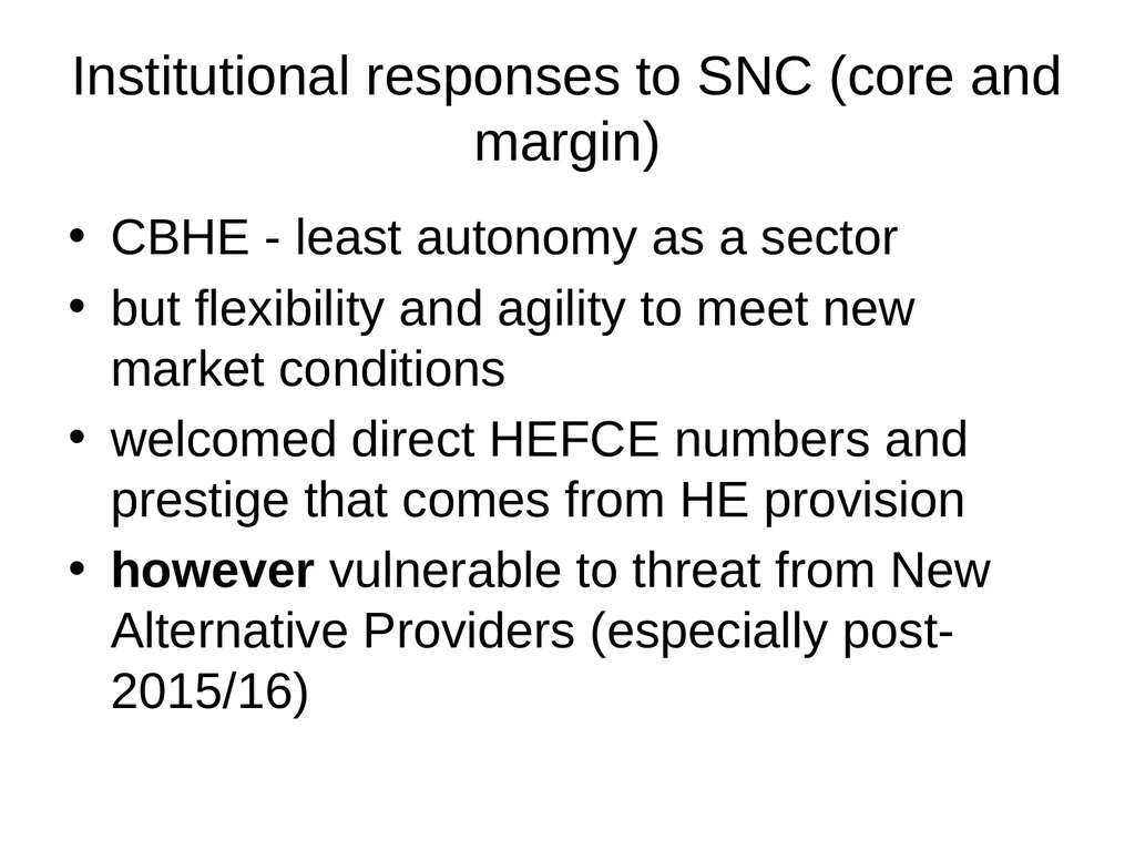 Evaluating the impact of student number controls, - slide 18 of 50