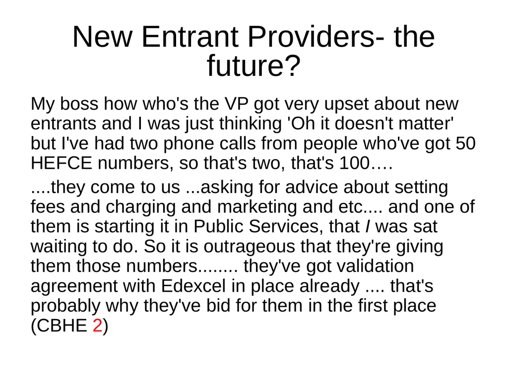 Evaluating the impact of student number controls, - slide 35 of 50