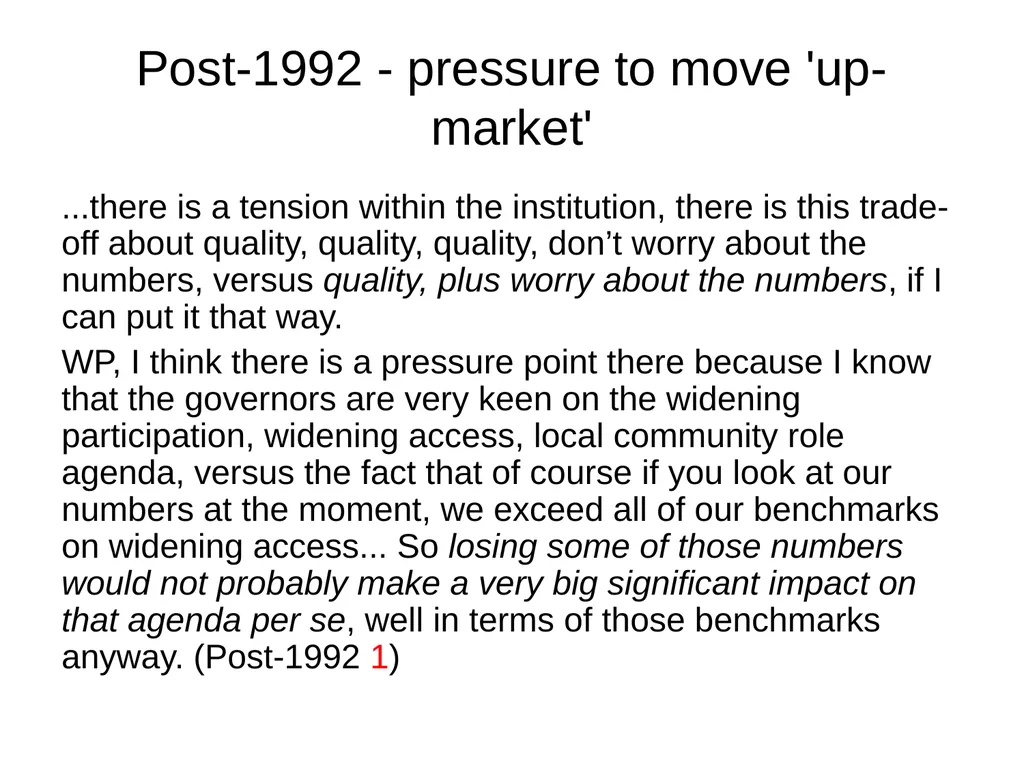 Evaluating the impact of student number controls, - slide 37 of 50