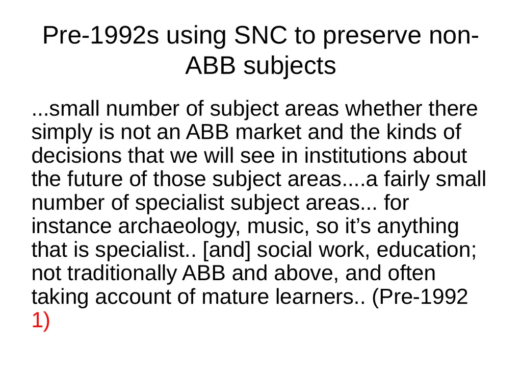 Evaluating the impact of student number controls, - slide 29 of 50