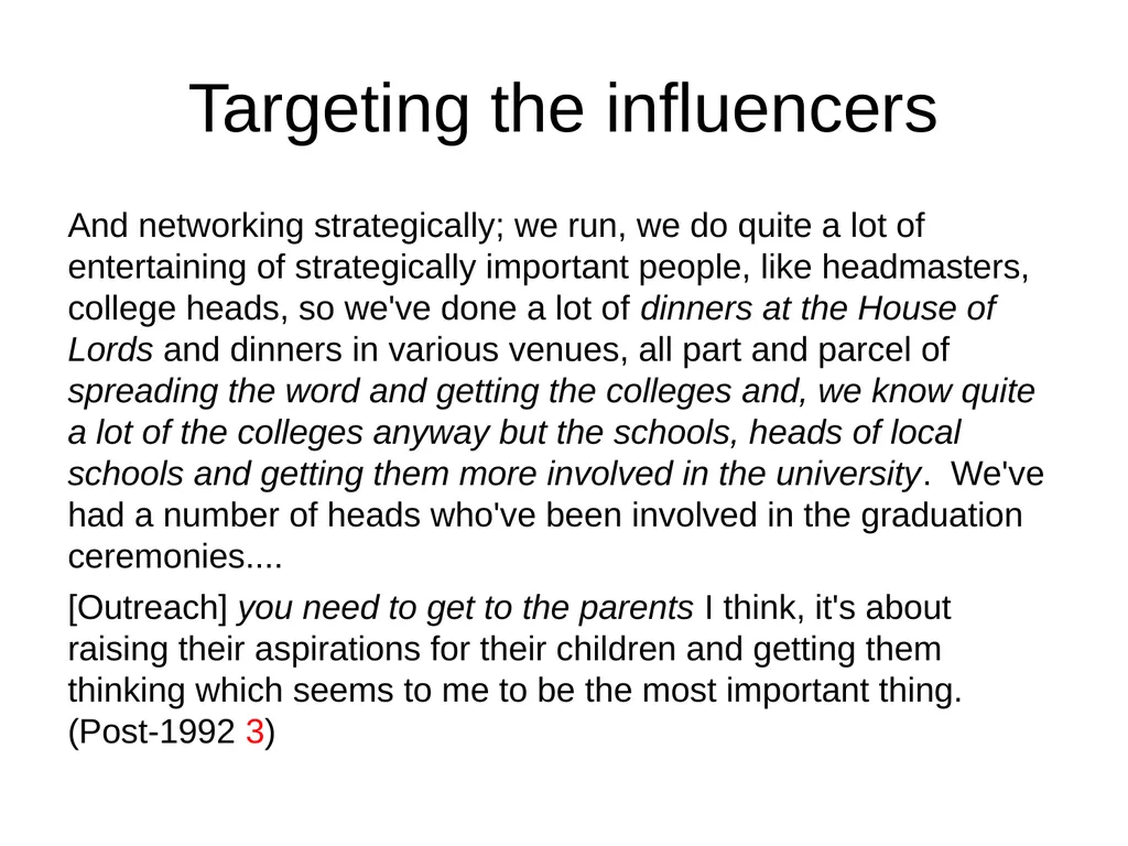 Evaluating the impact of student number controls, - slide 48 of 50