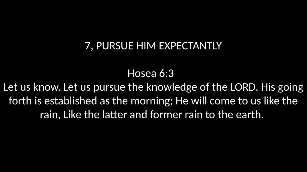 Sunday September 06, 2020 Knowing God Intimately - slide 17 of 21