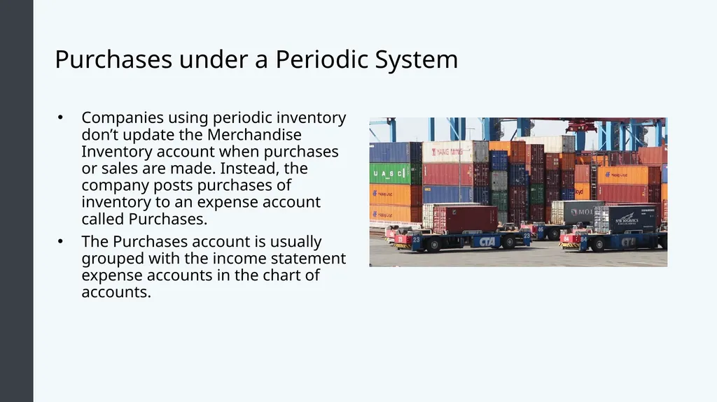 Financial Accounting Module 7: Merchandising - slide 13 of 27