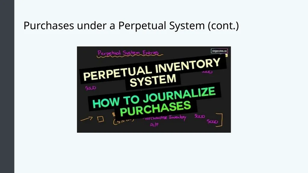 Financial Accounting Module 7: Merchandising - slide 23 of 27