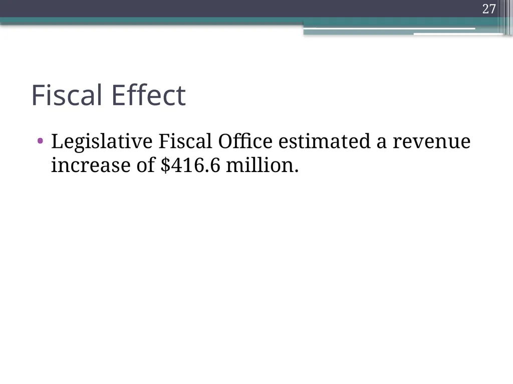 Gross Receipts Taxes Louisiana Tax Institute - slide 27 of 27
