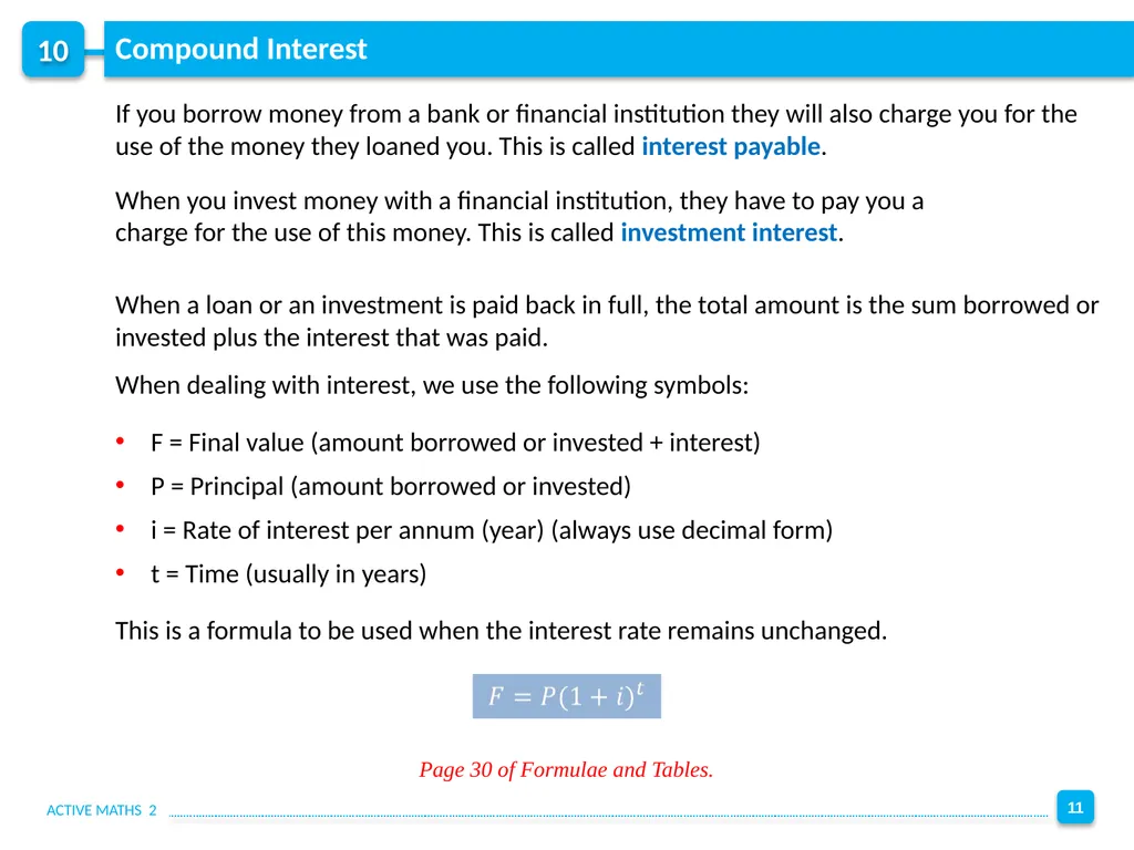 10 Chapter 10: Applied Arithmetic Solve money - slide 11 of 12