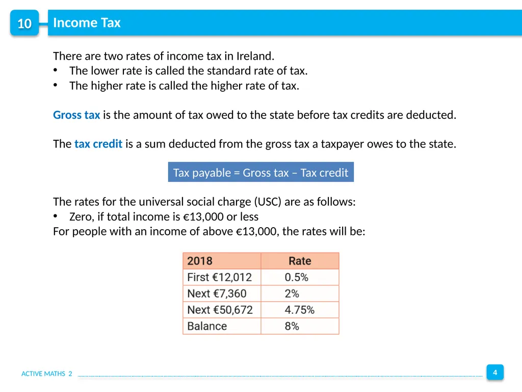 10 Chapter 10: Applied Arithmetic Solve money - slide 4 of 12