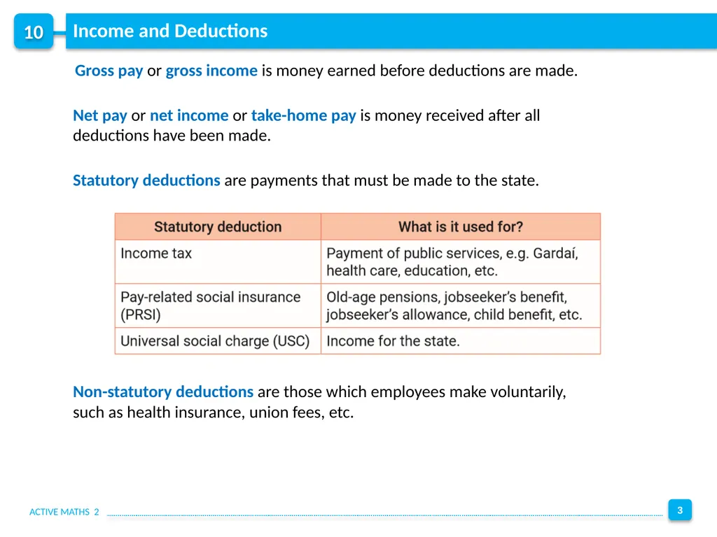 10 Chapter 10: Applied Arithmetic Solve money - slide 3 of 12