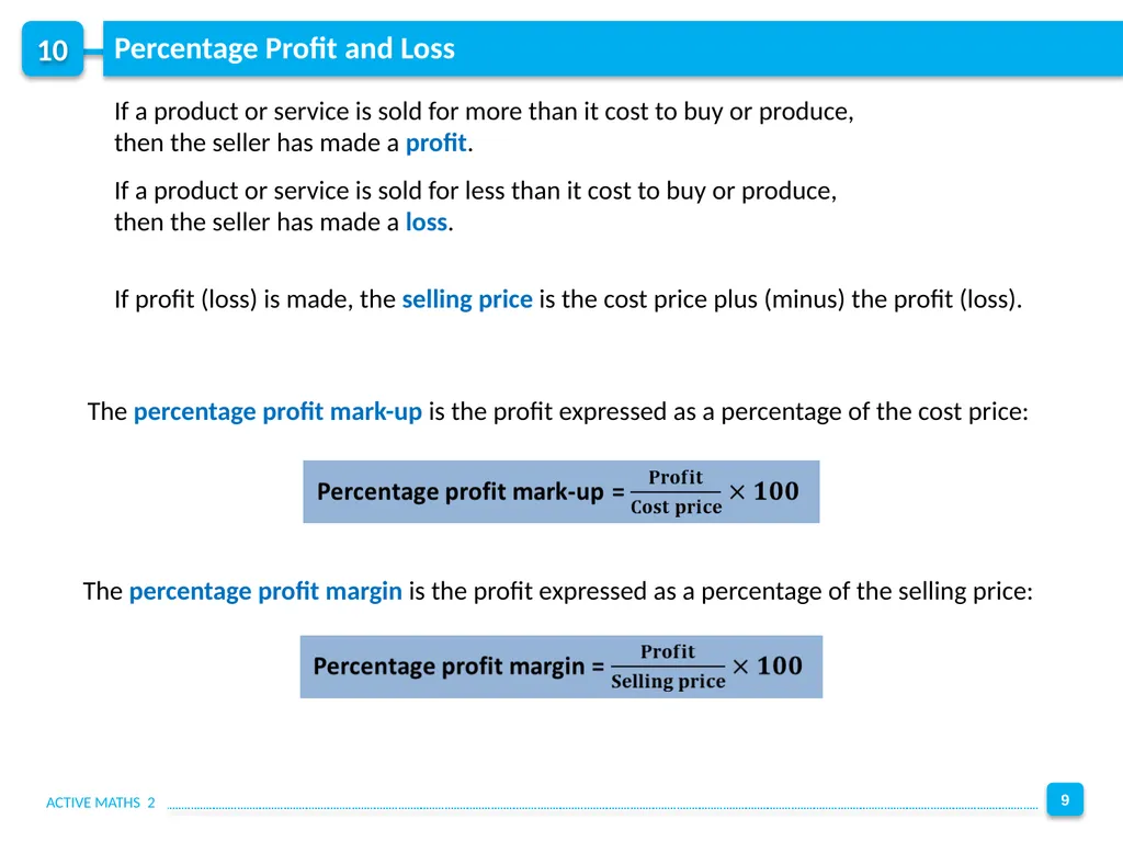 10 Chapter 10: Applied Arithmetic Solve money - slide 9 of 12