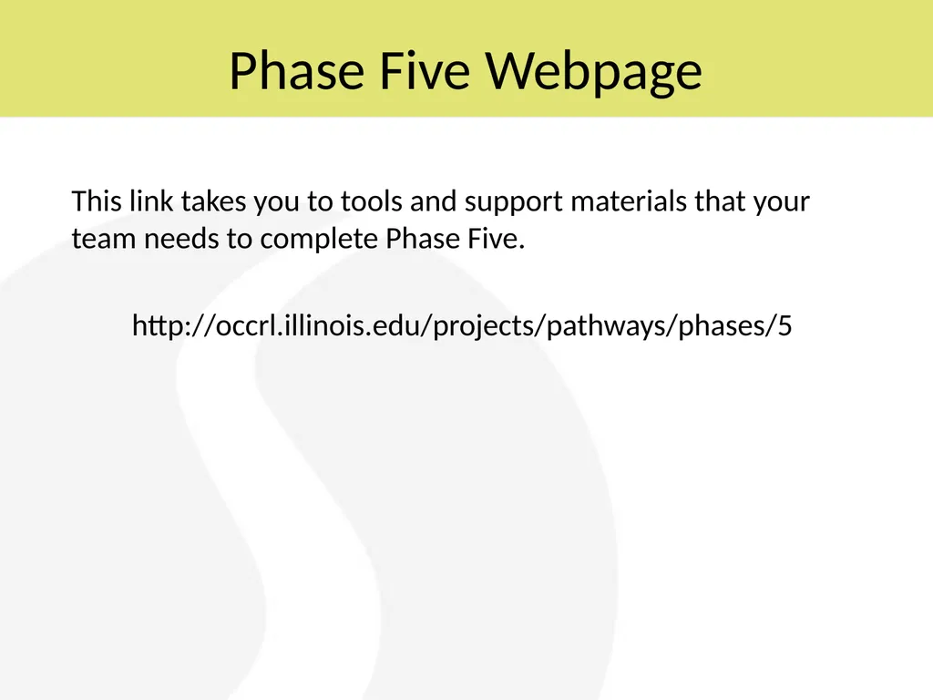 Phase Five: Review and Reflection “During the PTR - slide 14 of 16