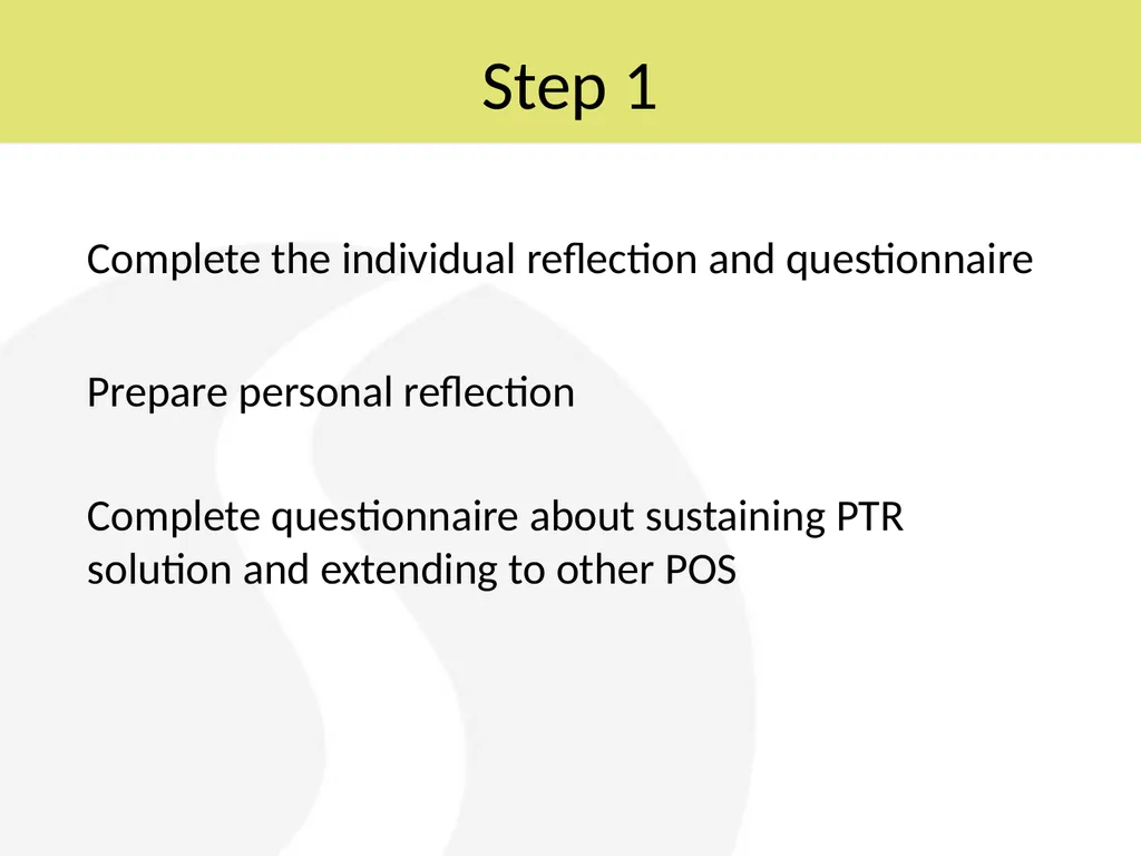 Phase Five: Review and Reflection “During the PTR - slide 6 of 16