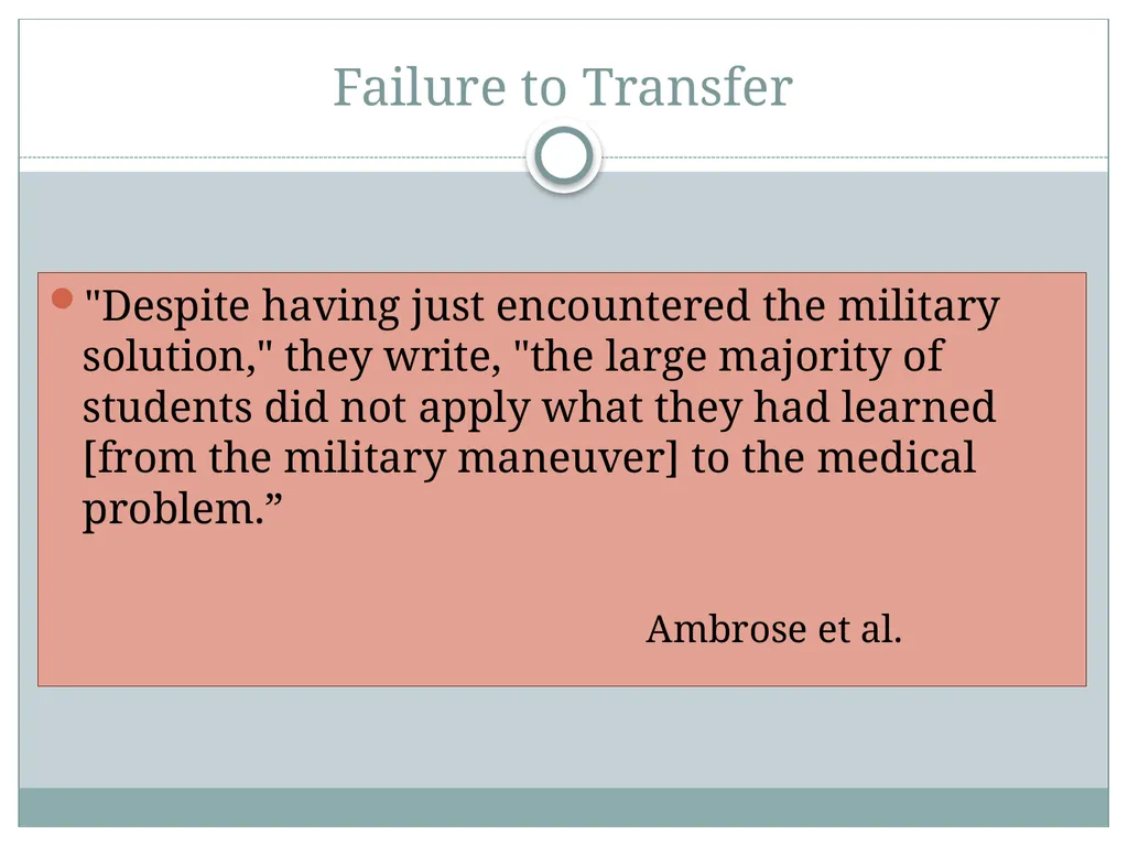 Transfer and Feedback Building Assessments - slide 6 of 12