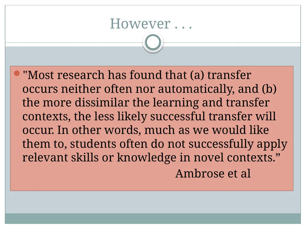 Transfer and Feedback Building Assessments - slide 5 of 12