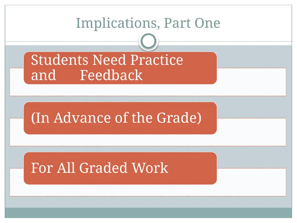 Transfer and Feedback Building Assessments - slide 9 of 12