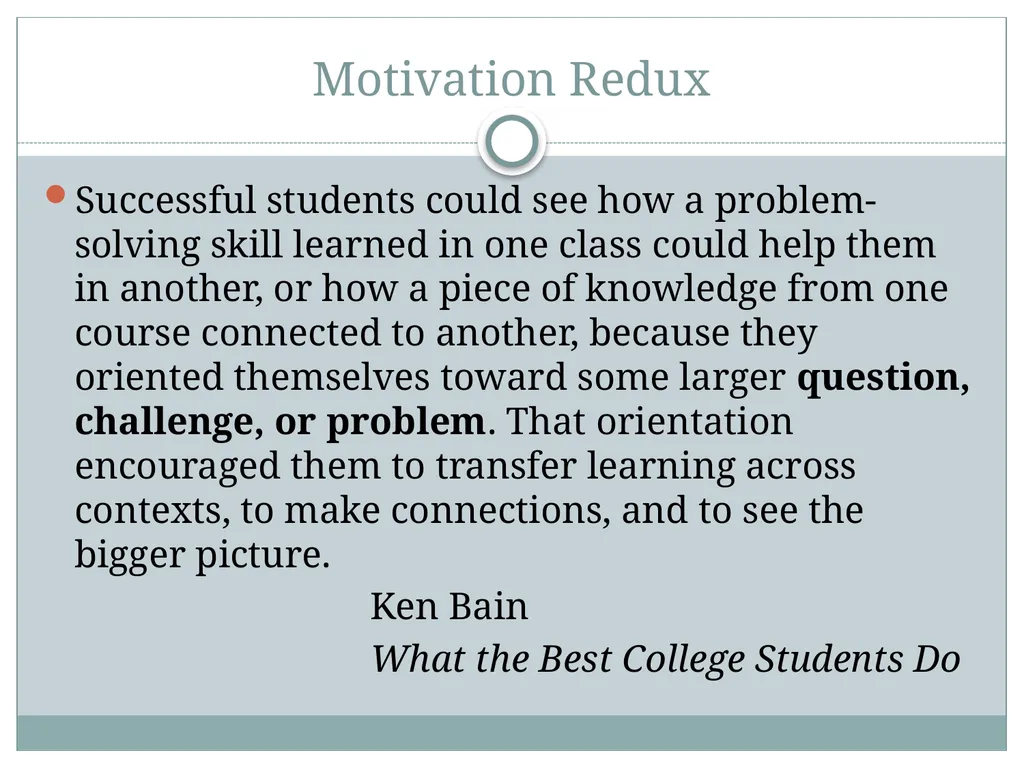 Transfer and Feedback Building Assessments - slide 12 of 12