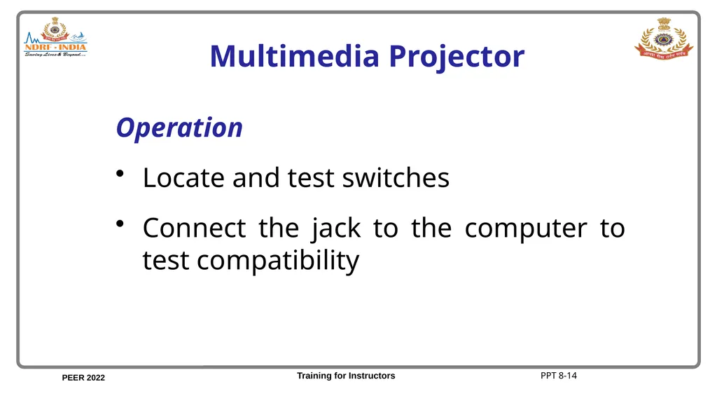 Unit 8 Audio-Visual Equipment Unit 8 Objectives - slide 15 of 30