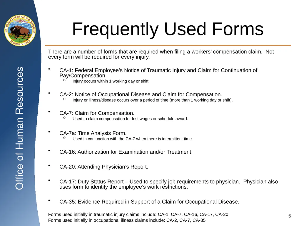 Workers’ Compensation Supervisory Training U.S. - slide 5 of 38