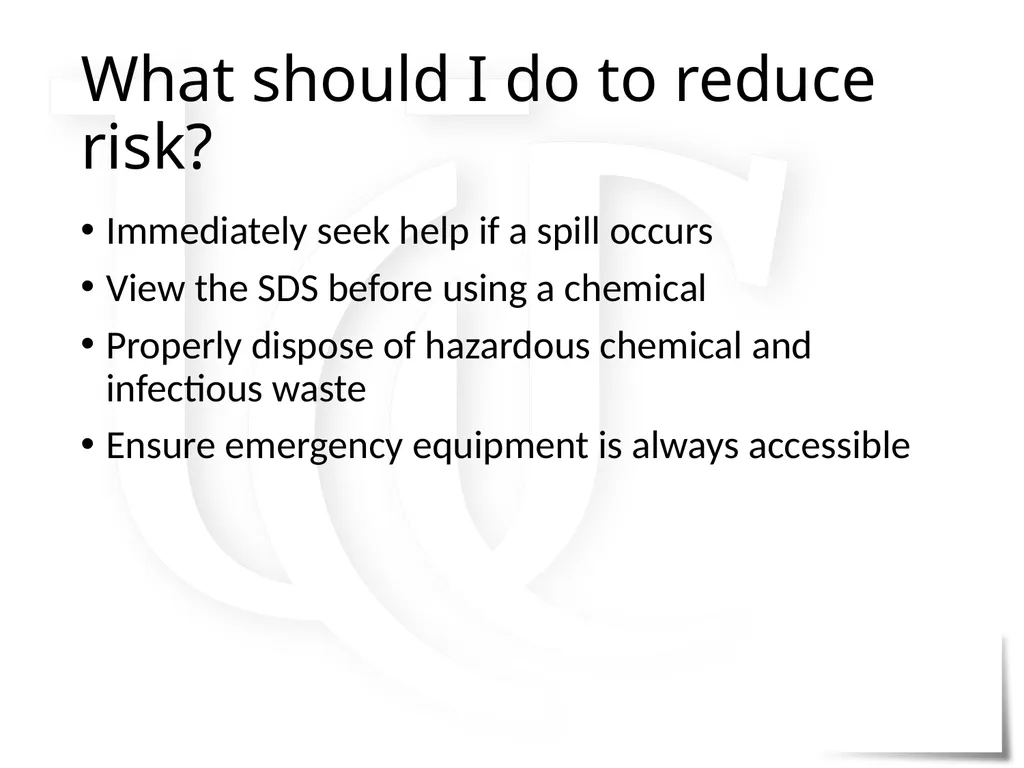 Work-related Injuries and Illnesses Policy - slide 11 of 14