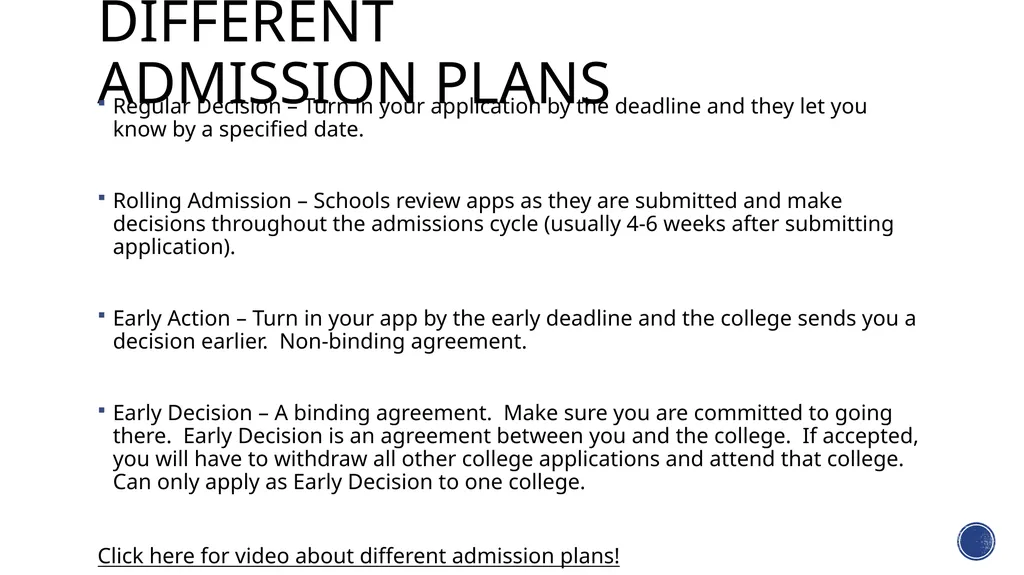 For the class of 2018… Specifics About the College - slide 12 of 24