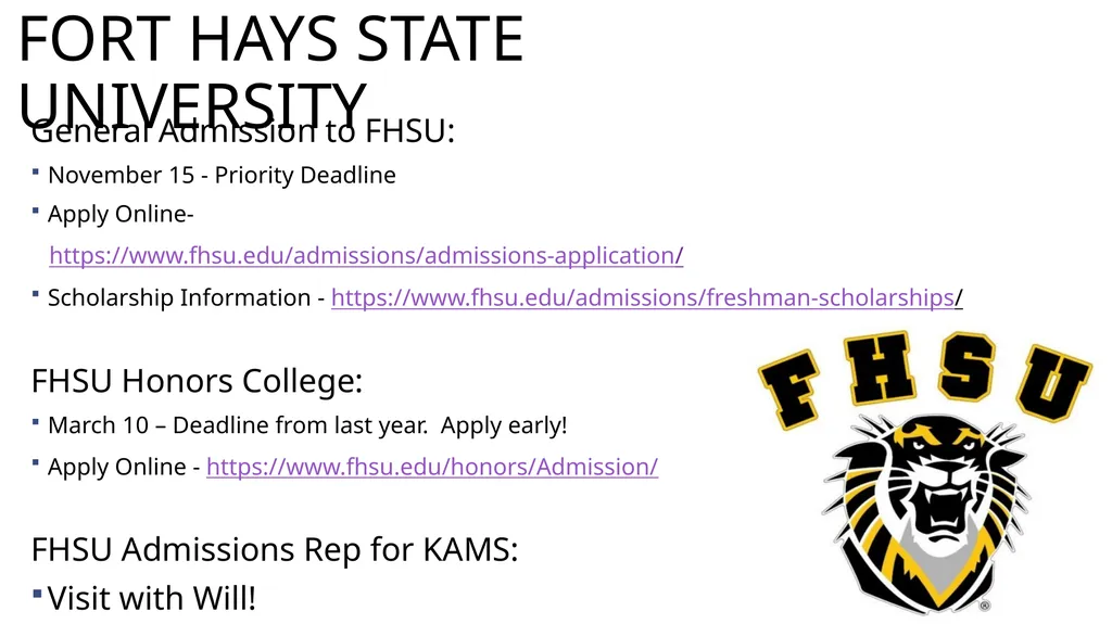 For the class of 2018… Specifics About the College - slide 4 of 24