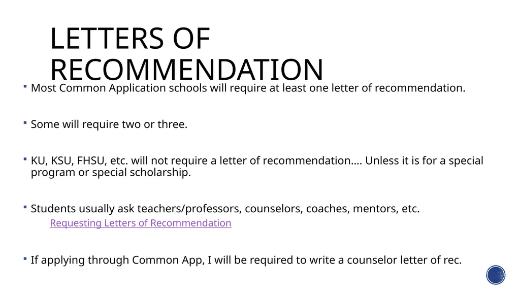 For the class of 2018… Specifics About the College - slide 14 of 24