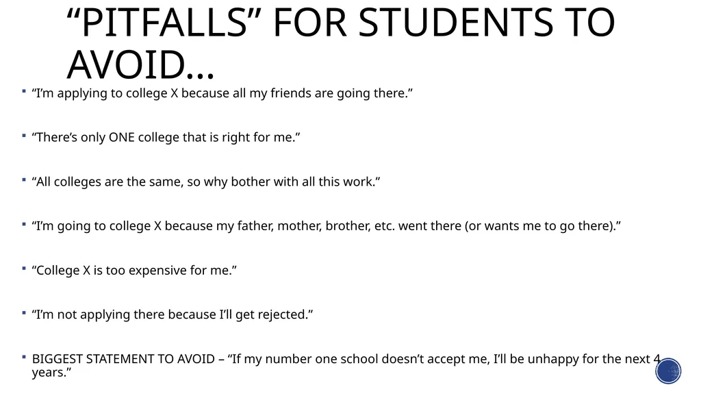 For the class of 2018… Specifics About the College - slide 21 of 24