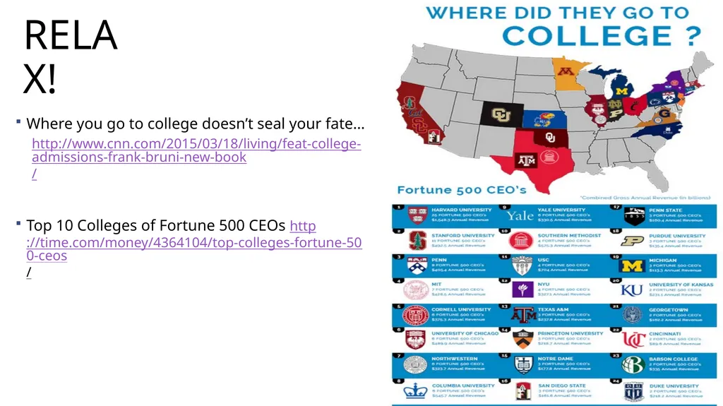 For the class of 2018… Specifics About the College - slide 23 of 24
