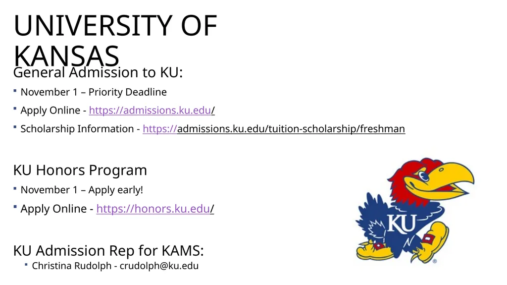 For the class of 2018… Specifics About the College - slide 6 of 24