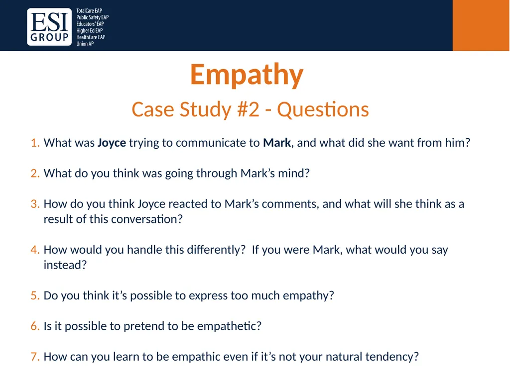 Emotional Intelligence in the Workplace Presenter: - slide 17 of 33