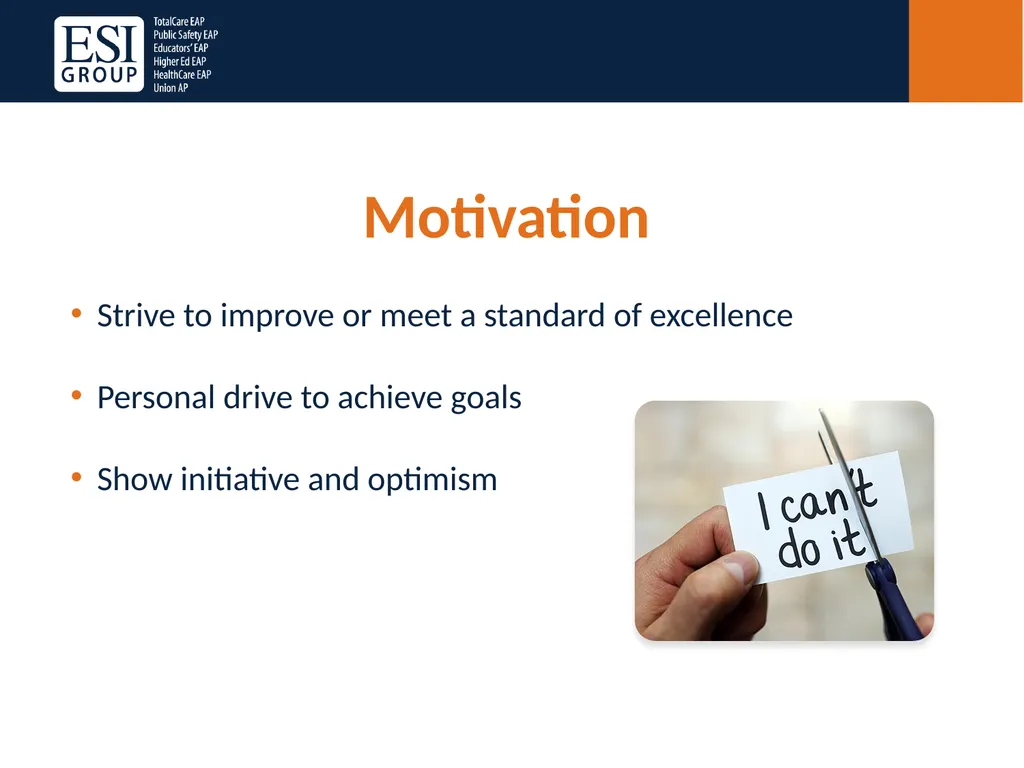 Emotional Intelligence in the Workplace Presenter: - slide 28 of 33