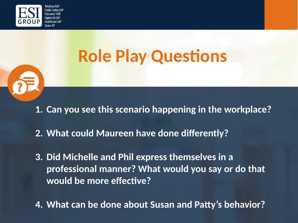 Emotional Intelligence in the Workplace Presenter: - slide 3 of 33