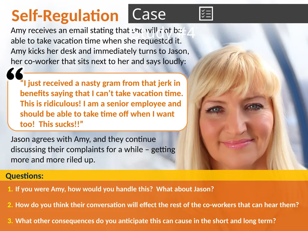 Emotional Intelligence in the Workplace Presenter: - slide 25 of 33