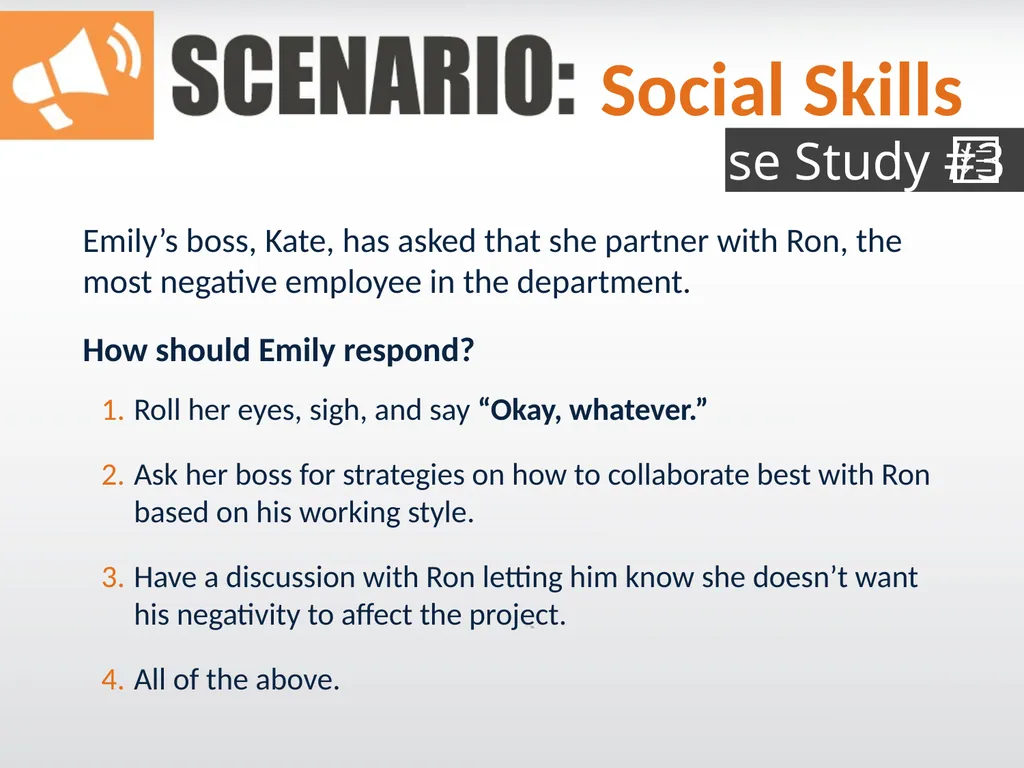 Emotional Intelligence in the Workplace Presenter: - slide 20 of 33