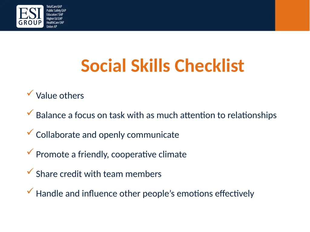 Emotional Intelligence in the Workplace Presenter: - slide 23 of 33