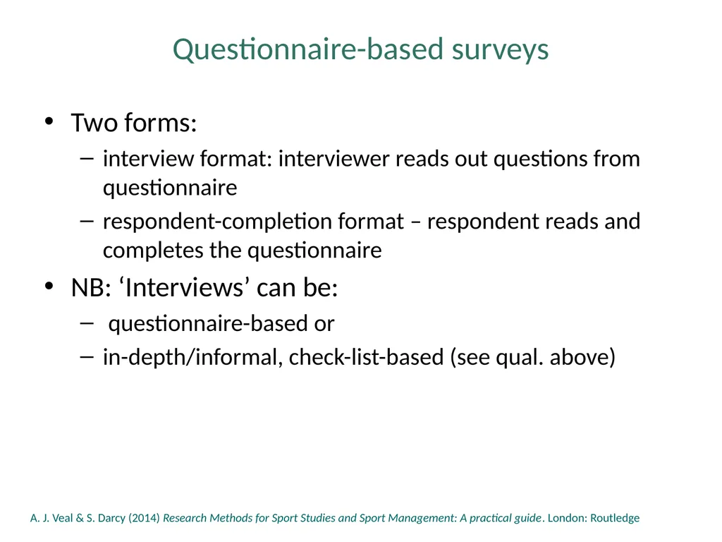 Chapter 5: The Range of Research Methods The Range - slide 7 of 18