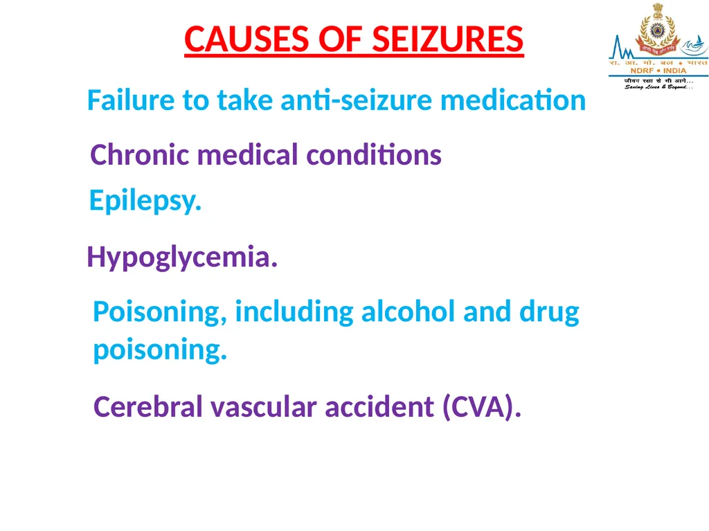 SEIZURES AND UNCONSCIOUSNESS LESSON-25 BY JITENDER - slide 5 of 23